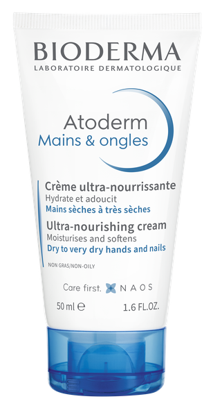 BIODERMA Atoderm Mains Ongles roku krēms, 50 ml