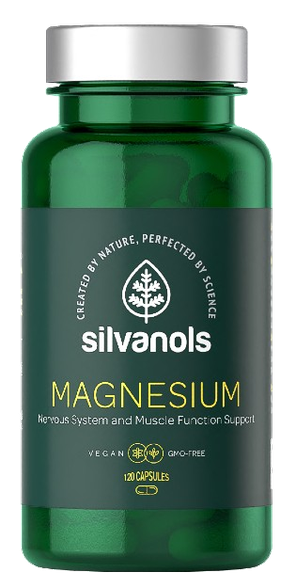 SILVANOLS Premium Magnijs Citrāts kapsulas, 120 gab.