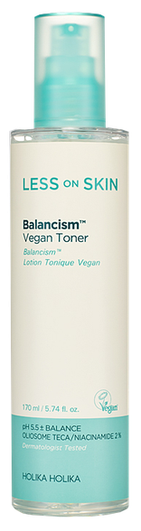 HOLIKA HOLIKA Less On Skin Balancism Vegan тоник, 170 мл