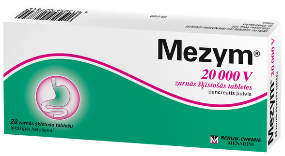 MEZYM 20000 V pills, 20 pcs.