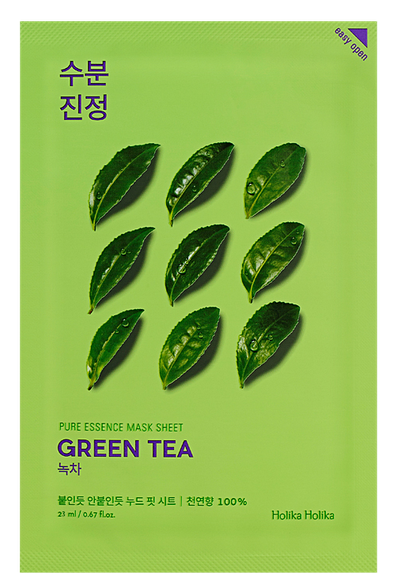 HOLIKA HOLIKA Pure Essence Green Tea sejas maska, 23 ml
