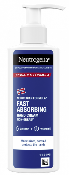 NEUTROGENA fast absorbing hand cream, 150 ml