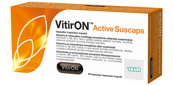 Vitiron Active Suscaps kapsulas, 30 gab.