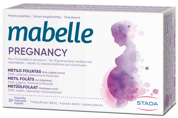 MABELLE Pregnancy kapsulas, 30 gab.