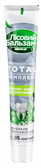LESNOJ BALZAM with aloe vera and white tea extracts toothpaste, 75 ml