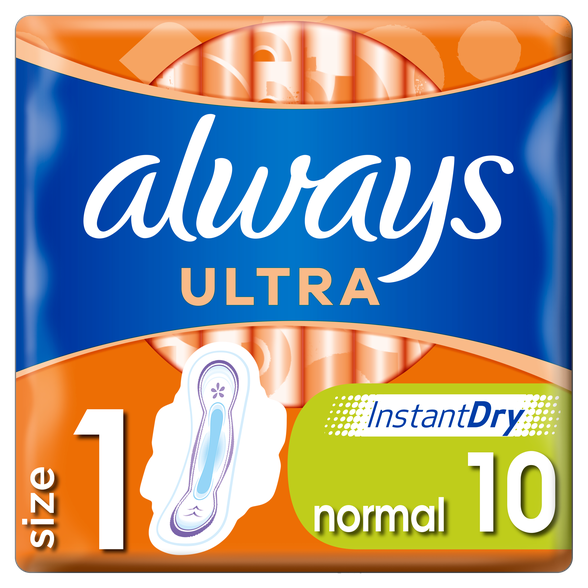 ALWAYS  Ultra Normal higiēniskās paketes, 10 gab.