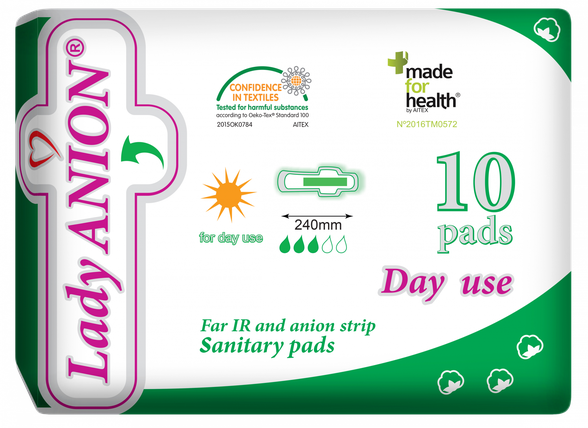 LADY ANION Day Use higiēniskās paketes, 10 gab.