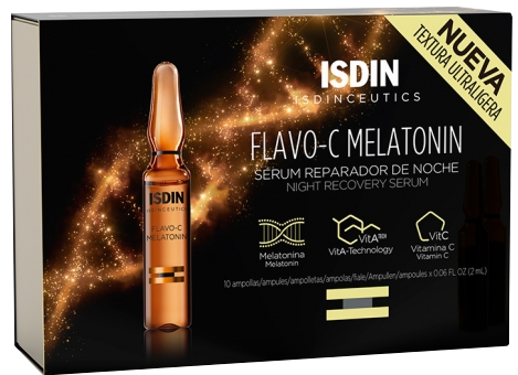 ISDIN Isdinceutics Flavo-C Melatonin ампулы, 10 шт.