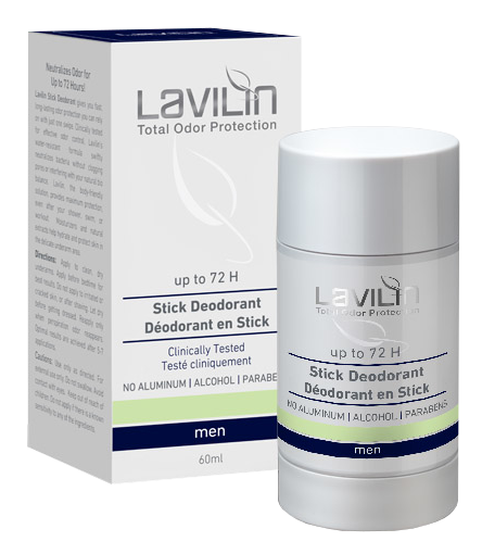 LAVILIN Deo 72H Stick Men antiperspirants, 60 ml