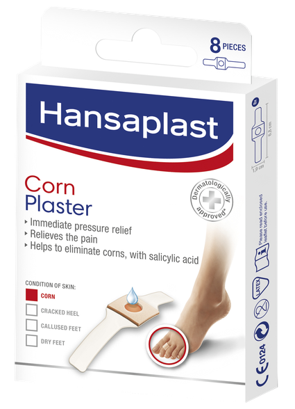 HANSAPLAST Corn Plaster bandage, 8 pcs.