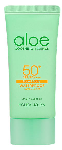 HOLIKA HOLIKA Aloe Soothing Essence Waterproof SPF 50+ sunscreen, 70 ml