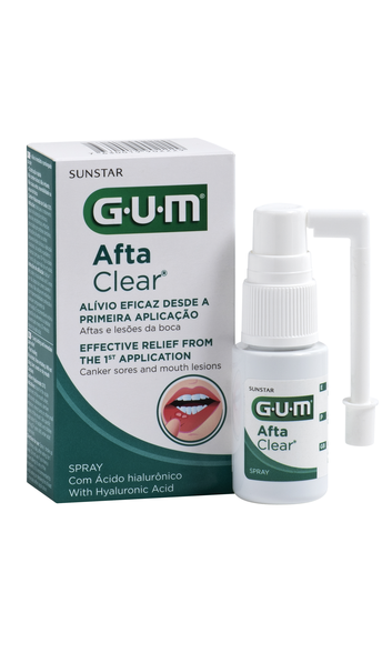 GUM Afta Clear sprejs, 15 ml