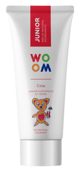 WOOM Junior Cola 6+ gadi zobu pasta, 50 ml