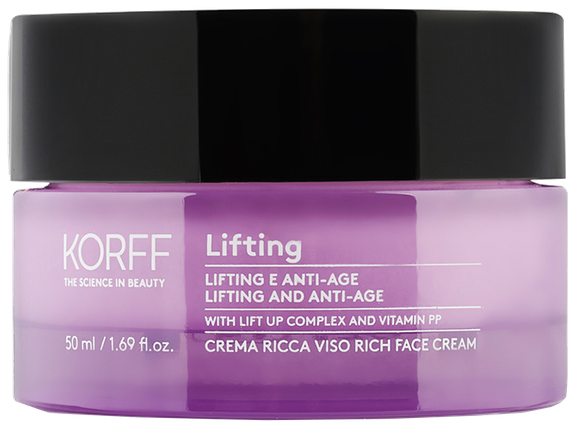 KORFF Lifting 40-76 bagātīgs pretnovecošanās ar liftinga efektu sejas krēms, 50 ml