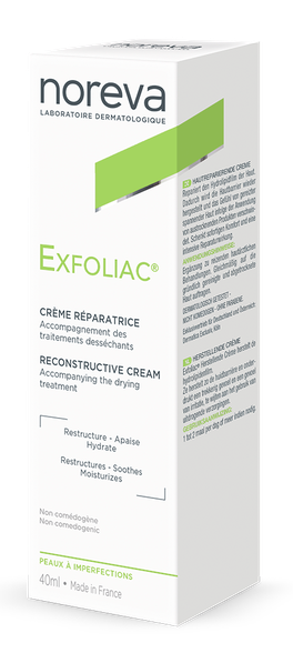 NOREVA Exfoliac Reconstructive sejas krēms, 40 ml