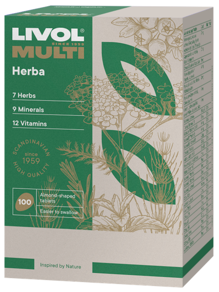 LIVOL  Multi Herba pills, 100 pcs.