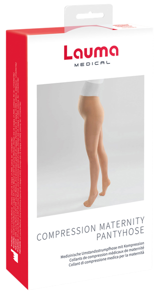 LAUMA MEDICAL AT401 Class A Beige Size 1 Maternity Medical compression pantyhose, 1 pcs.