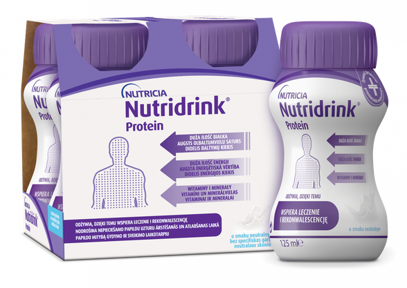 NUTRICIA Nutridrink Protein без специфического вкуса 125 мл, 4 шт.