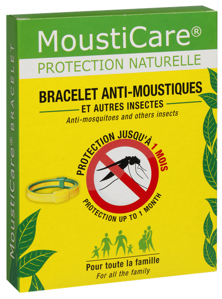 MOUSTICARE Protection Naturelle браслет от комаров и клещей, 1 шт.