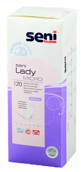 SENI Seni Lady Micro urological pads, 20 pcs.
