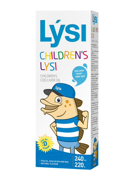 LYSI Childrens Cod Liver oil, 240 ml