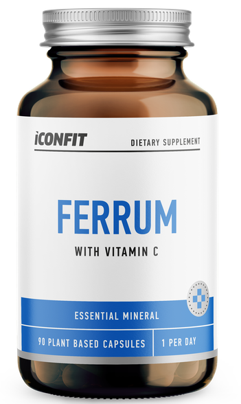 ICONFIT Ferrum 20mg + Vitamin C capsules, 90 pcs.