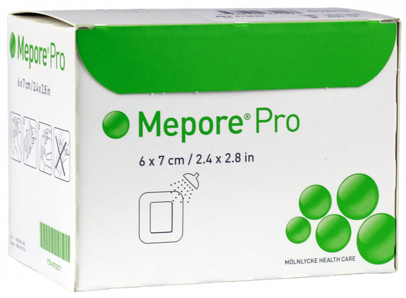 MEPORE PRO 6x7 cm bandage, 60 pcs.