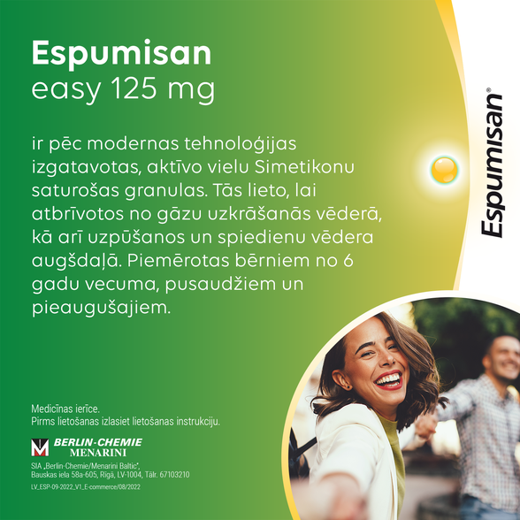 ESPUMISAN  Easy 125mg sachets, 14 pcs.