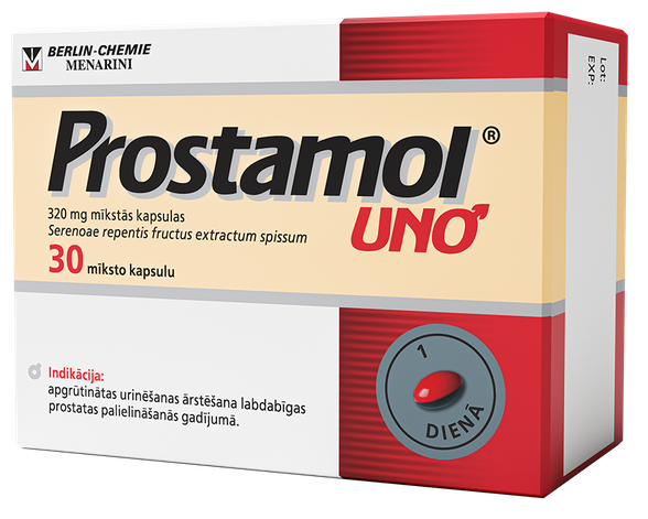 PROSTAMOL   Uno 320 mg softgel capsules, 30 pcs.