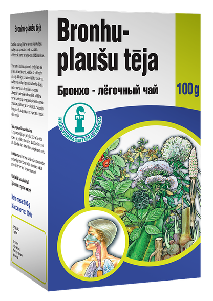 RFF Bronhu-plaušu beramā tēja, 100 g