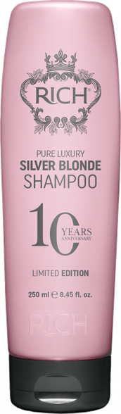 RICH Pure Luxury Silver Blonde šampūns, 250 ml