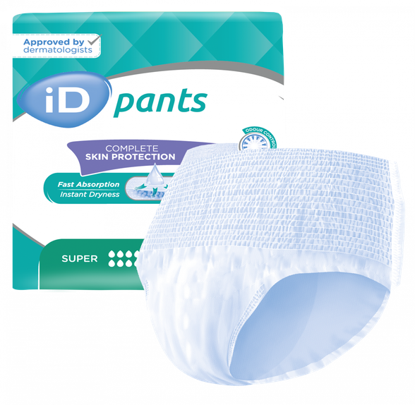 ID Pants Super M (80-120 cm) nappy pants, 12 pcs.