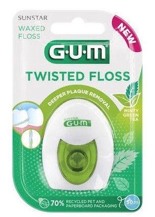 GUM Twisted 30 m dental floss, 1 pcs.