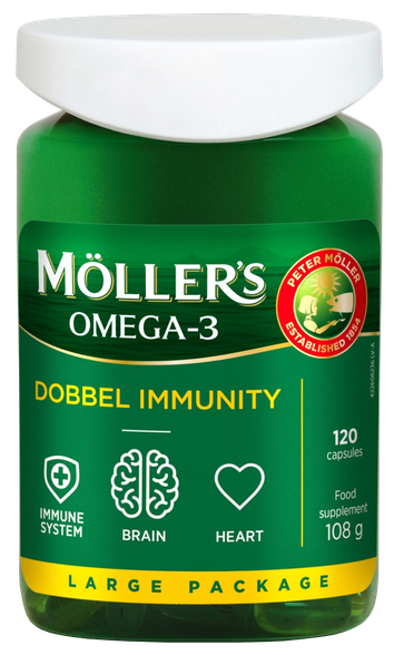 MOLLERS Dobbel Immunity capsules, 120 pcs.