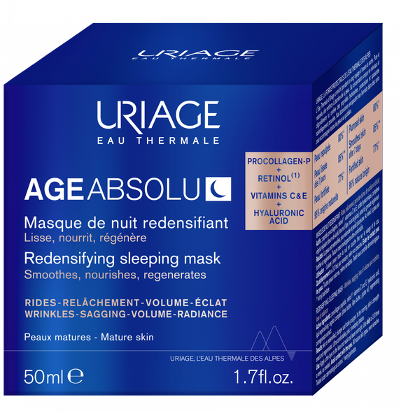 URIAGE Age Absolu Redensifying Sleeping facial mask, 50 ml