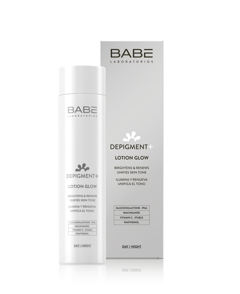 BABE Depigment+ Lotion Glow sejas losjons, 150 ml