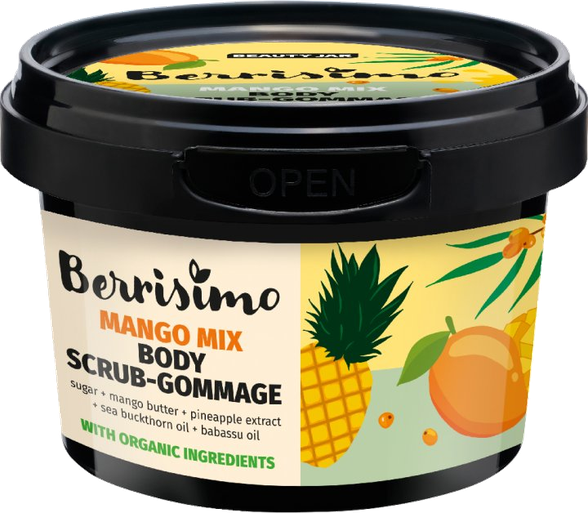 BEAUTY JAR Berrisimo Mango Mix skrubis, 280 g