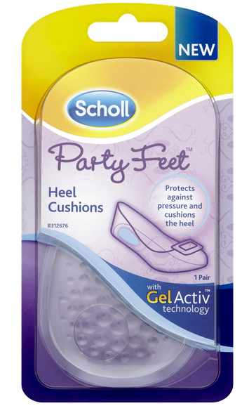 SCHOLL Party Feet Heel Cushions гелевые вставки, 1 пара