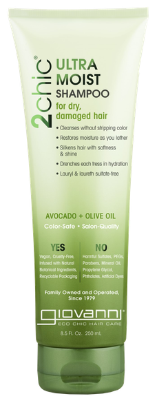 GIOVANNI 2chic Ultra-Moist shampoo, 250 ml