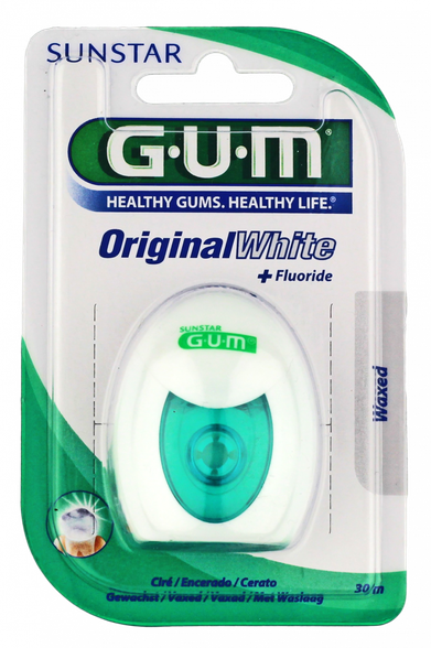 GUM Original White 30 m dental floss, 1 pcs.