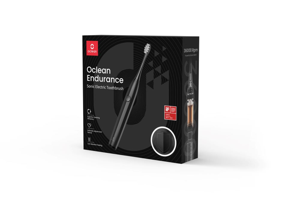 OCLEAN Endurance Black electric toothbrush, 1 pcs.