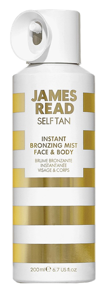 JAMES READ Self Tan Instant Bronzing Face And Body pašiedeguma aerosols, 200 ml