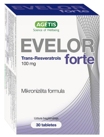 EVELOR Forte 100 mg tabletes, 30 gab.