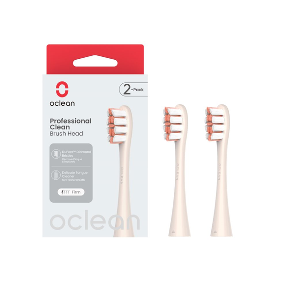 OCLEAN Professional Clean P1C8 Golden electric toothbrush heads, 2 pcs.