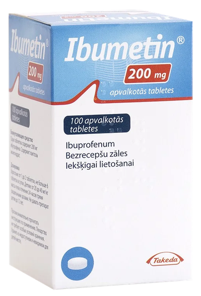 IBUMETIN 200 mg coated tablets, 100 pcs.