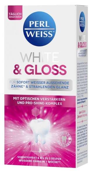 PEARLWEISS White & Gloss zobu pasta, 50 ml