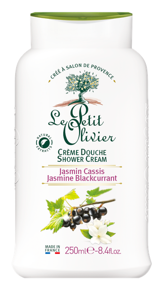 LE PETIT OLIVIER Jasmine Blackcurrant shower cream, 250 ml