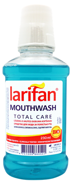 LARIFAN Total Care жидкость для полоскания рта, 230 мл