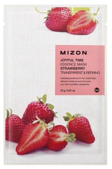 MIZON Joyful Time Strawberry sejas maska, 23 g