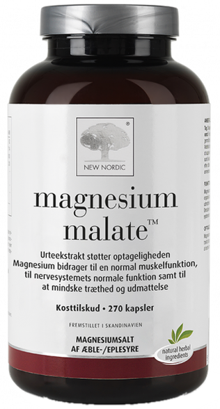 NEW NORDIC Magnesium Malate kapsulas, 90 gab.